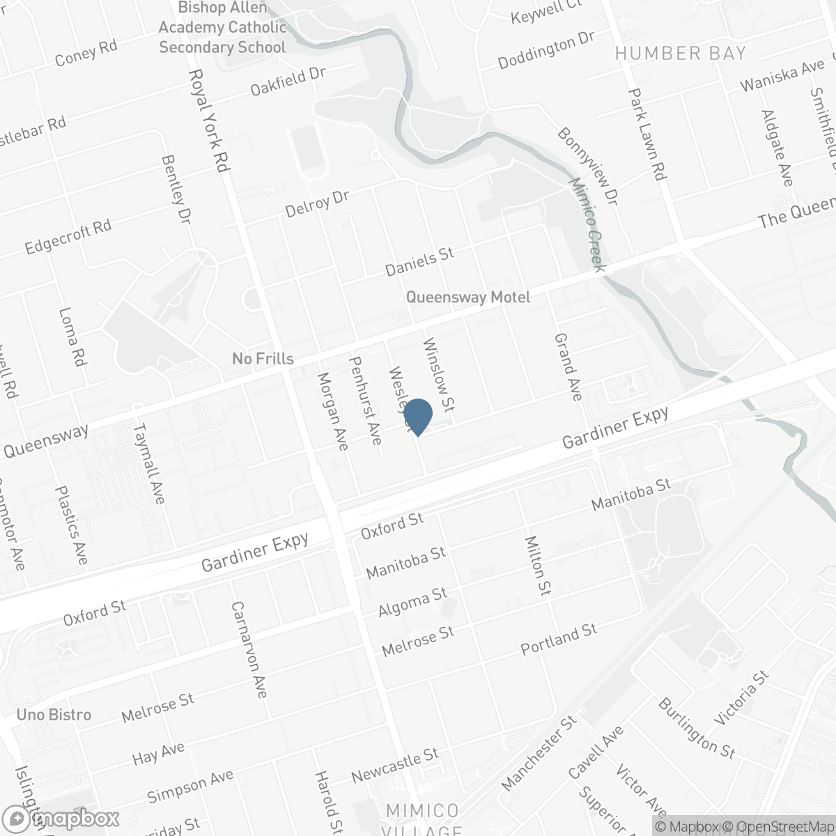 111 WESLEY STREET, Toronto, Ontario M8Y 2W9